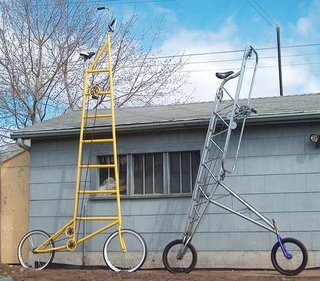 Illustration for article titled SkyWalker 12-Foot-Tall Bicycle Probably Requires Jedi Abilities